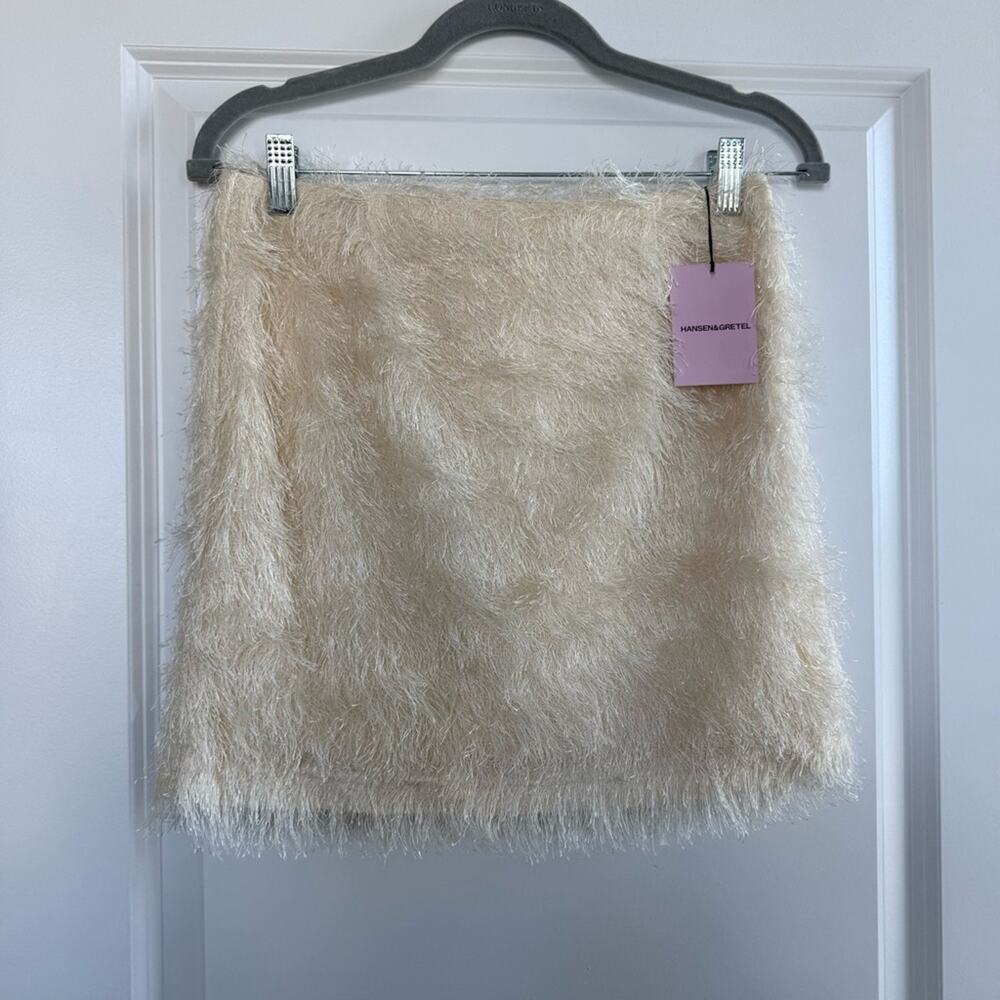 2 pc set Hansen & Gretel Revolve Jewel Skirt Patty Crop Top Fringe Coord Set - Picture 4 of 12